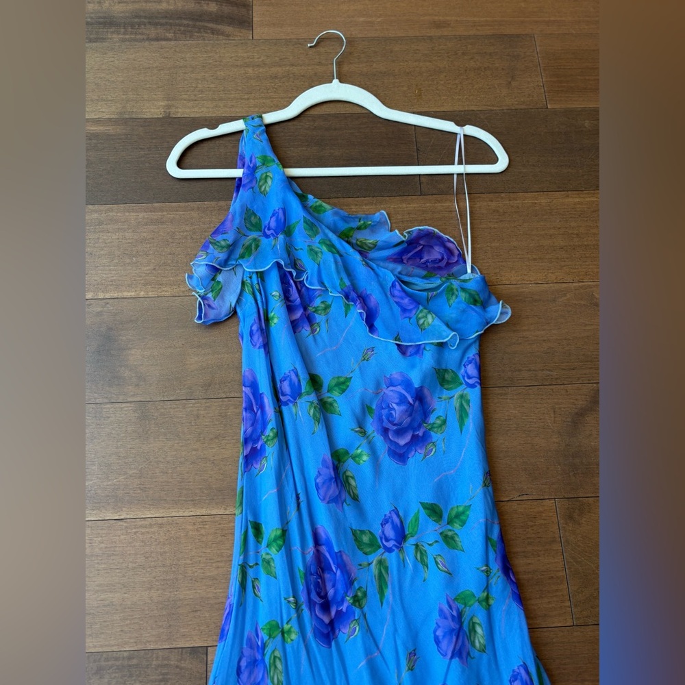 NWT MIRAE SILK FLORAL DRESS - Picture 3 of 5